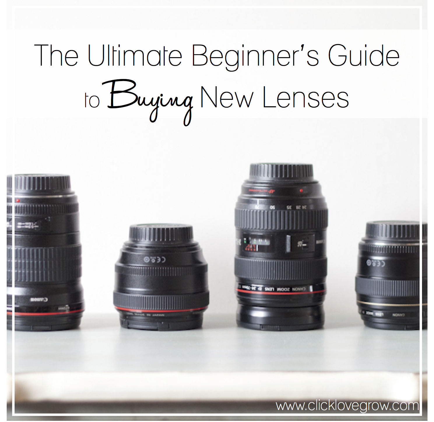 The Ultimate Beginner’s Guide To Starting Your Lens Collection! | Click ...