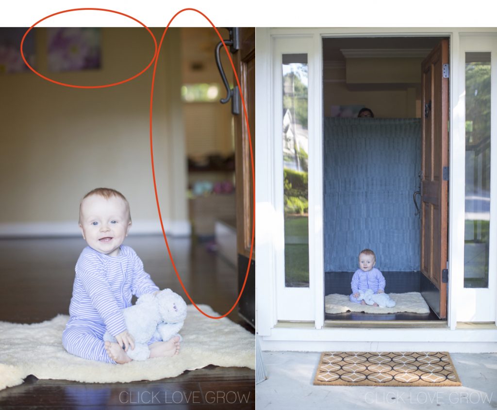 clear the clutter for better photos at home