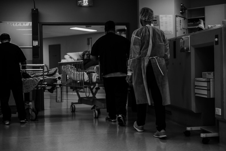 photo of pregnant woman ready for c-section surgery