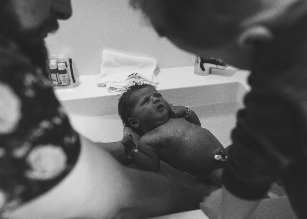 fresh 48 photography of baby getting a bath