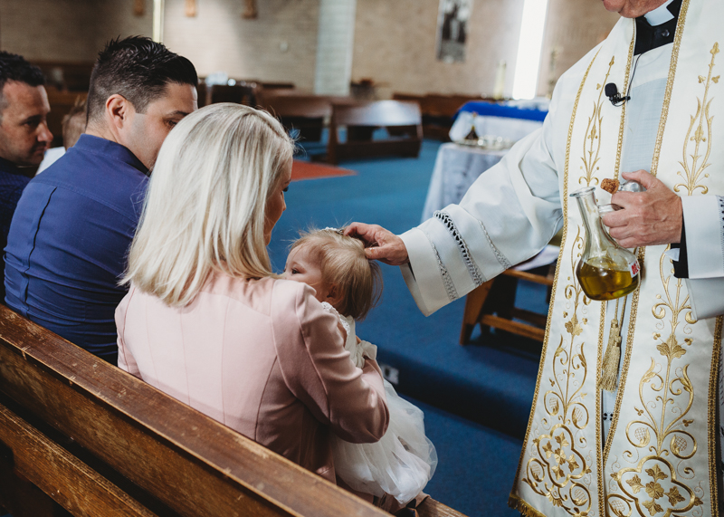 how to capture a baby christening