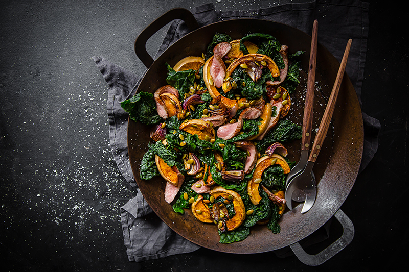food photography of veggie wok