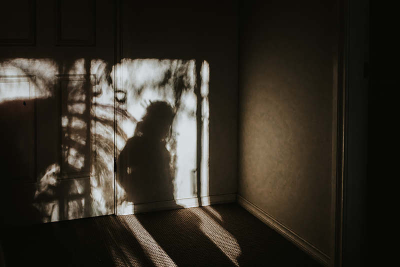 bedroom shadows and natural light