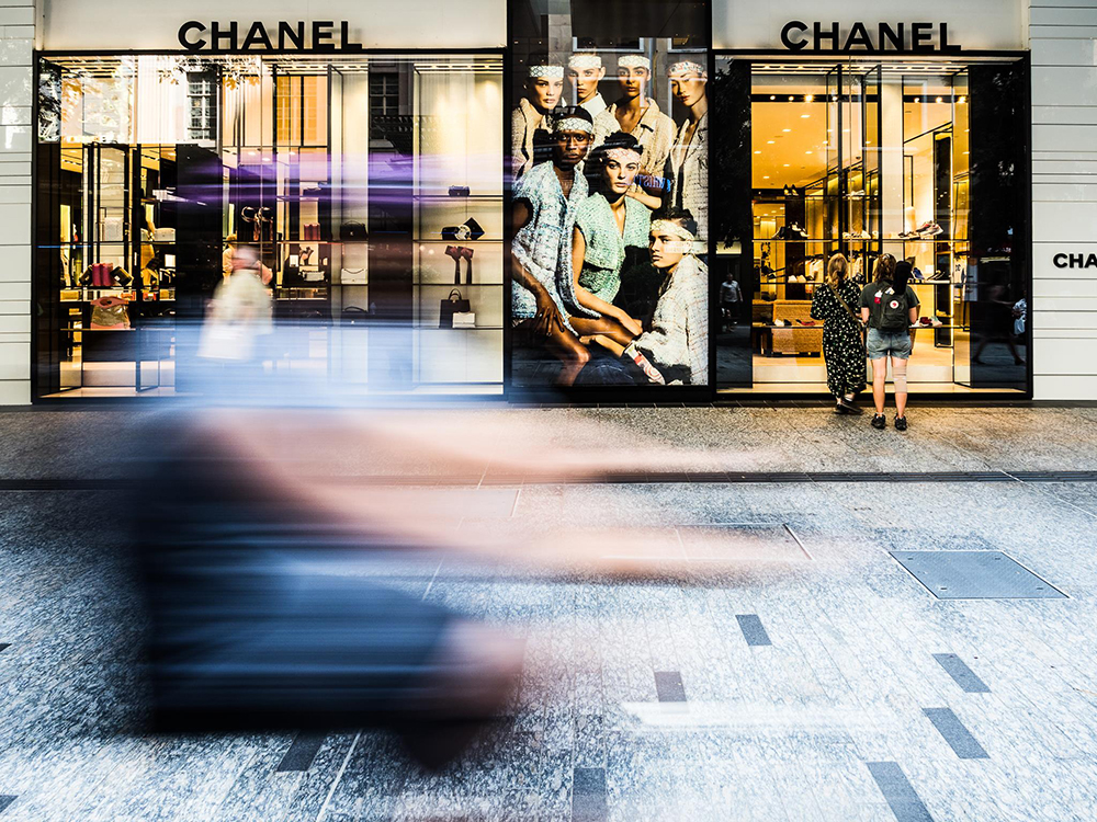 luxury shop street photography