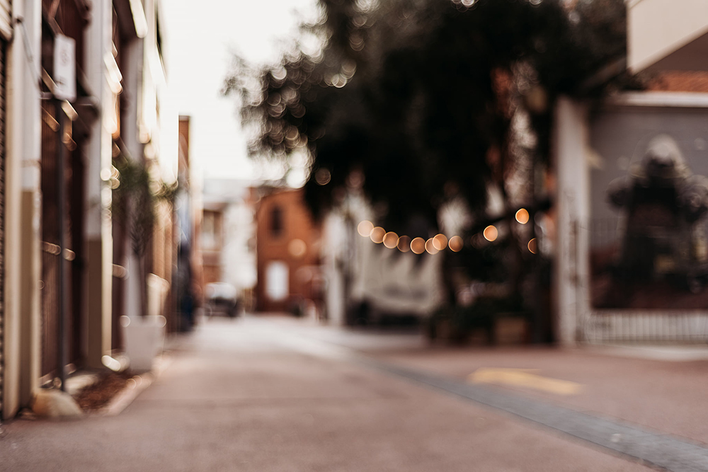 urban landscapes out of focus photography