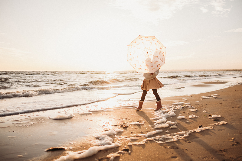 backlit photography by the shoreline