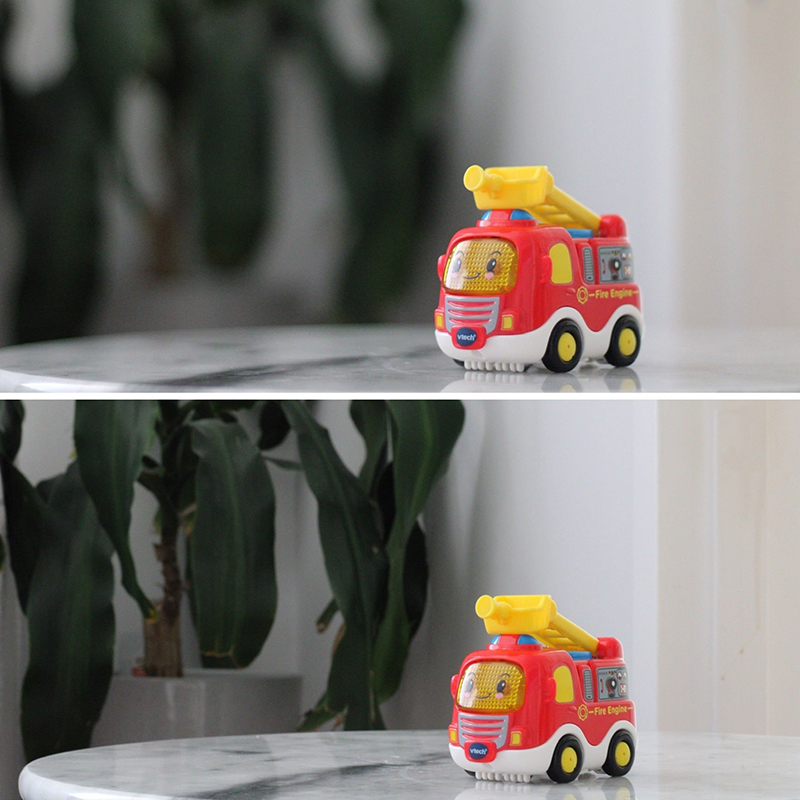 small red firetruck toy