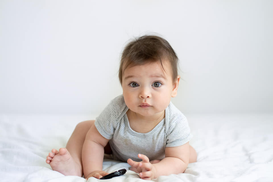 portrait of asian toddler