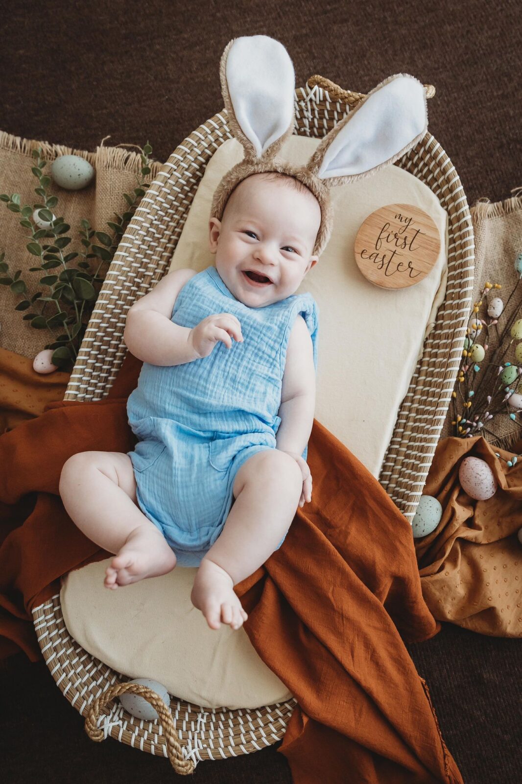 Even the small movement that comes from a cute little laugh can end up a blurry photo if your shutter speed is too slow. Be ready so you don't miss moments like this one!