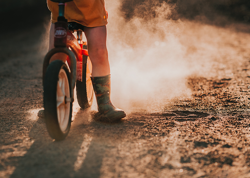kids photo boy on bike