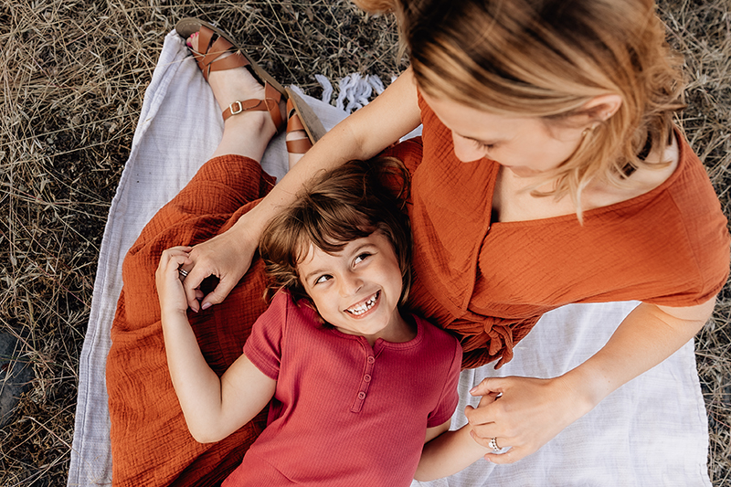 mother child kid portrait smile